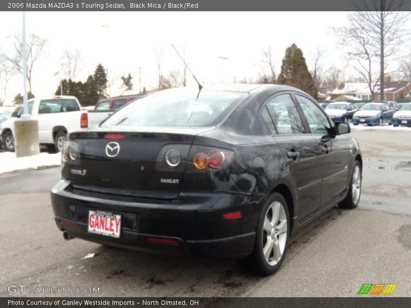 Black Mica / Black/Red 2006 Mazda MAZDA3 s Touring Sedan