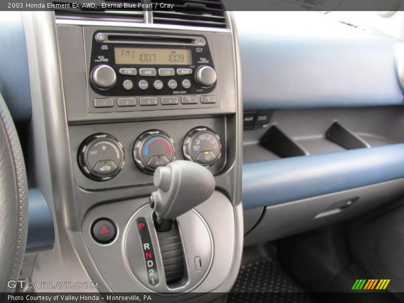Eternal Blue Pearl / Gray 2003 Honda Element EX AWD