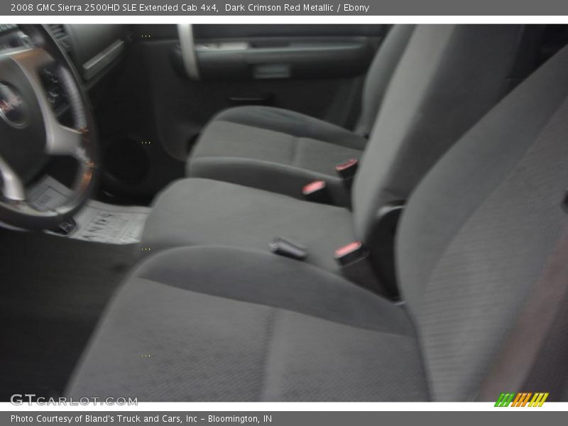 Dark Crimson Red Metallic / Ebony 2008 GMC Sierra 2500HD SLE Extended Cab 4x4