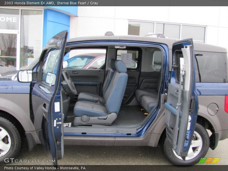 Eternal Blue Pearl / Gray 2003 Honda Element EX AWD