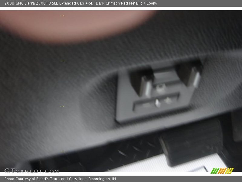 Dark Crimson Red Metallic / Ebony 2008 GMC Sierra 2500HD SLE Extended Cab 4x4