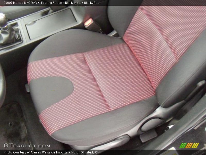 Black Mica / Black/Red 2006 Mazda MAZDA3 s Touring Sedan