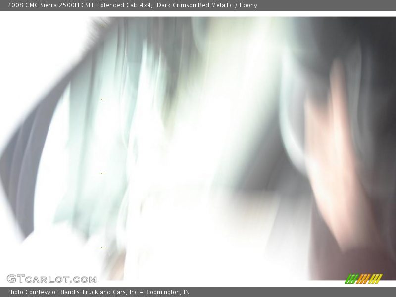 Dark Crimson Red Metallic / Ebony 2008 GMC Sierra 2500HD SLE Extended Cab 4x4