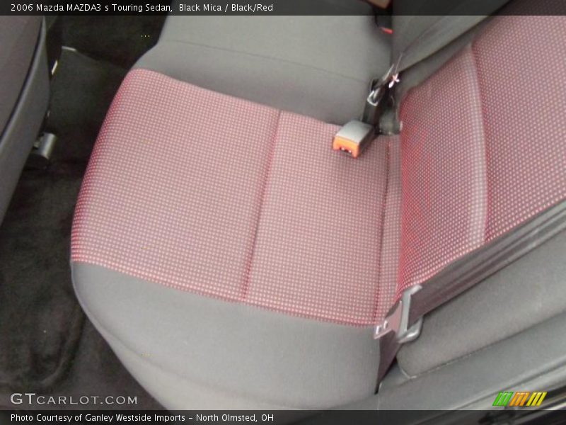 Black Mica / Black/Red 2006 Mazda MAZDA3 s Touring Sedan