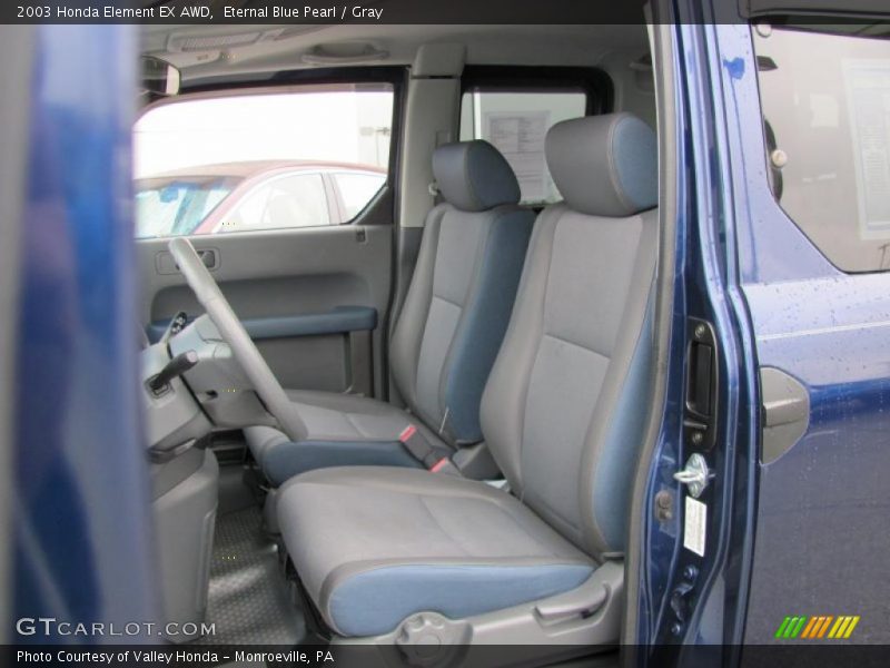 Eternal Blue Pearl / Gray 2003 Honda Element EX AWD