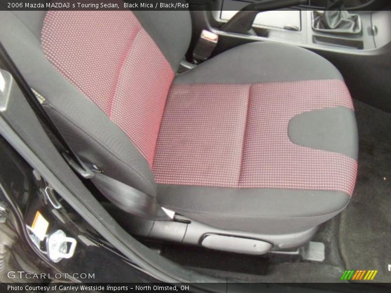 Black Mica / Black/Red 2006 Mazda MAZDA3 s Touring Sedan