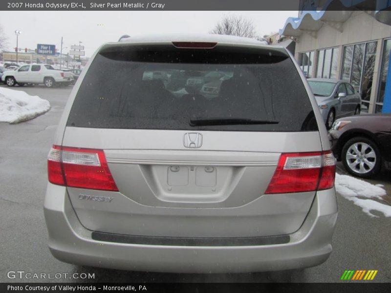 Silver Pearl Metallic / Gray 2007 Honda Odyssey EX-L