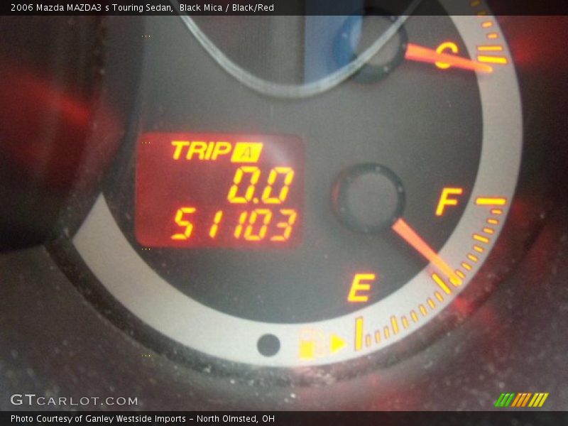 Black Mica / Black/Red 2006 Mazda MAZDA3 s Touring Sedan