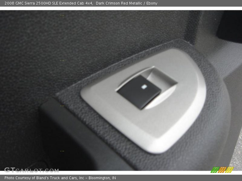 Dark Crimson Red Metallic / Ebony 2008 GMC Sierra 2500HD SLE Extended Cab 4x4