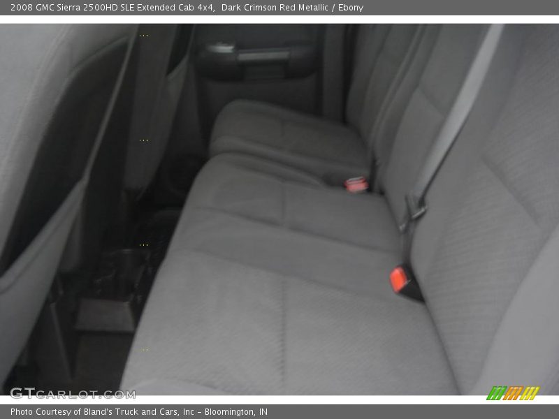 Dark Crimson Red Metallic / Ebony 2008 GMC Sierra 2500HD SLE Extended Cab 4x4