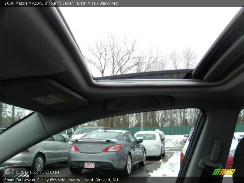 Black Mica / Black/Red 2006 Mazda MAZDA3 s Touring Sedan