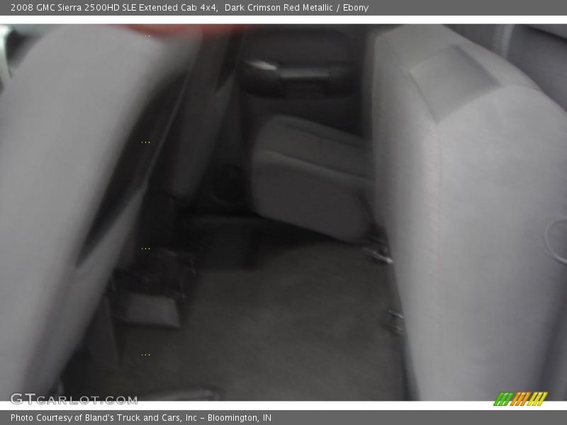 Dark Crimson Red Metallic / Ebony 2008 GMC Sierra 2500HD SLE Extended Cab 4x4