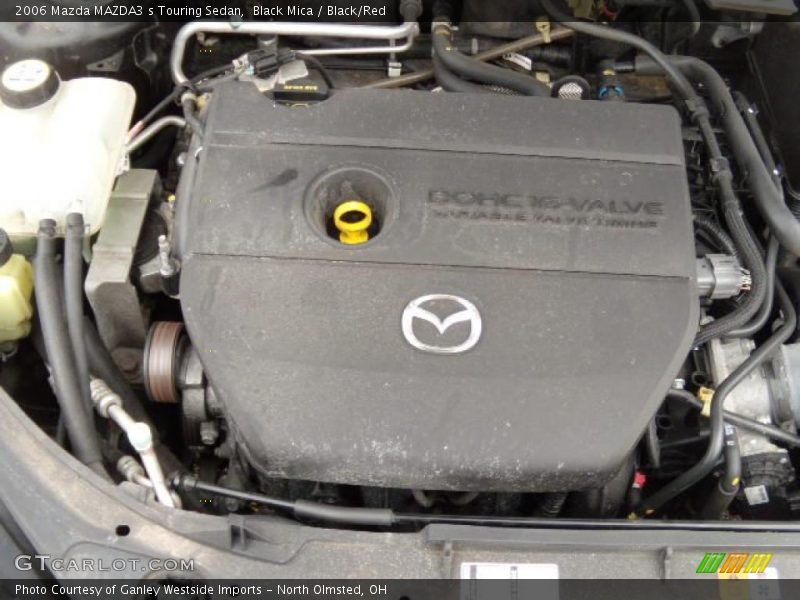 Black Mica / Black/Red 2006 Mazda MAZDA3 s Touring Sedan