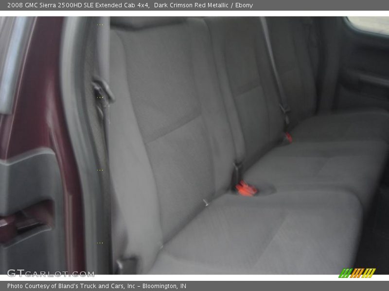 Dark Crimson Red Metallic / Ebony 2008 GMC Sierra 2500HD SLE Extended Cab 4x4