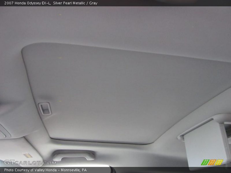 Silver Pearl Metallic / Gray 2007 Honda Odyssey EX-L