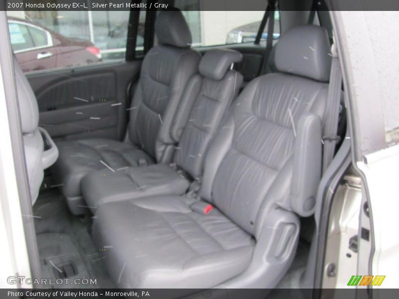 Silver Pearl Metallic / Gray 2007 Honda Odyssey EX-L
