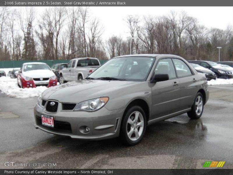 Steel Gray Metallic / Anthracite Black 2006 Subaru Impreza 2.5i Sedan