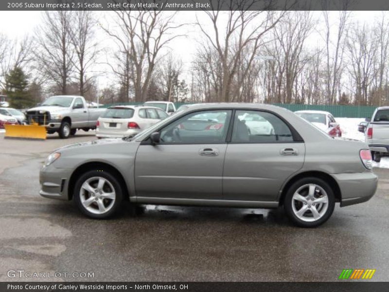 Steel Gray Metallic / Anthracite Black 2006 Subaru Impreza 2.5i Sedan