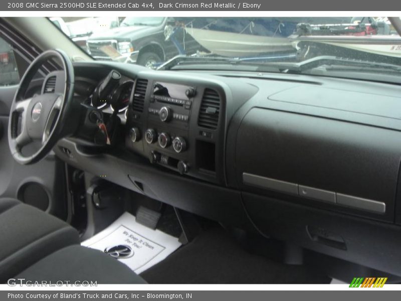 Dark Crimson Red Metallic / Ebony 2008 GMC Sierra 2500HD SLE Extended Cab 4x4