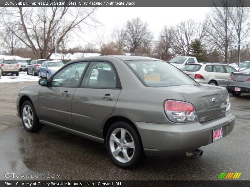 Steel Gray Metallic / Anthracite Black 2006 Subaru Impreza 2.5i Sedan