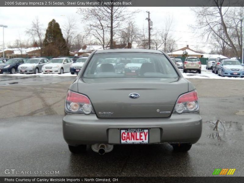Steel Gray Metallic / Anthracite Black 2006 Subaru Impreza 2.5i Sedan