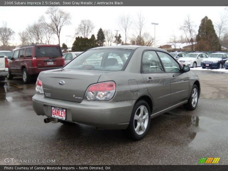 Steel Gray Metallic / Anthracite Black 2006 Subaru Impreza 2.5i Sedan