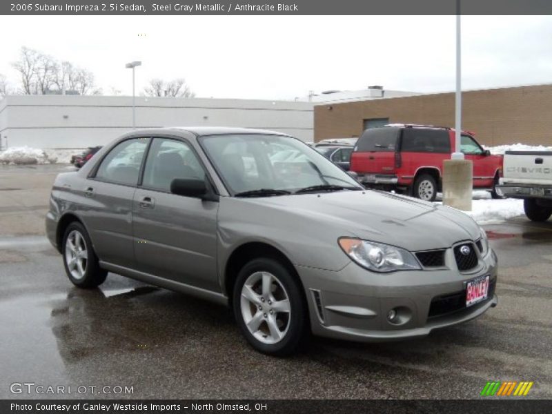 Steel Gray Metallic / Anthracite Black 2006 Subaru Impreza 2.5i Sedan