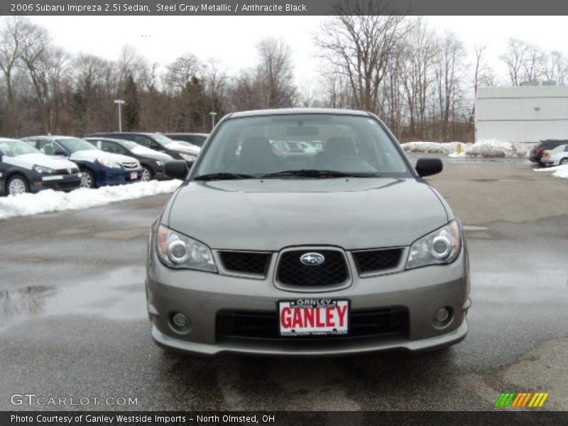 Steel Gray Metallic / Anthracite Black 2006 Subaru Impreza 2.5i Sedan
