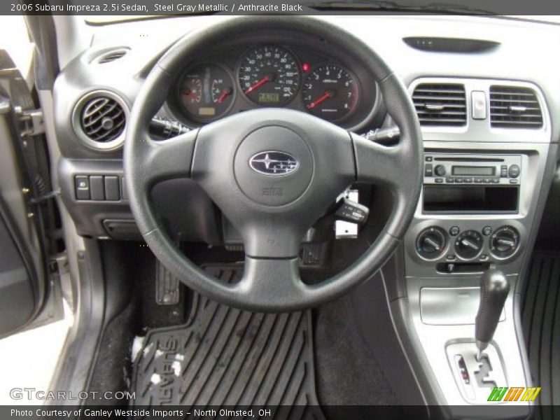 Steel Gray Metallic / Anthracite Black 2006 Subaru Impreza 2.5i Sedan