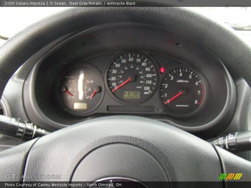 Steel Gray Metallic / Anthracite Black 2006 Subaru Impreza 2.5i Sedan