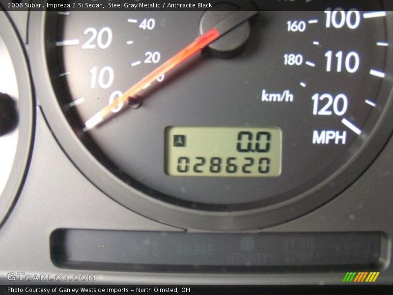 Steel Gray Metallic / Anthracite Black 2006 Subaru Impreza 2.5i Sedan
