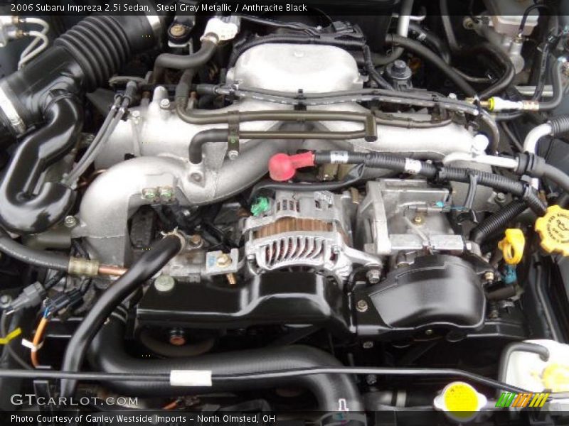Steel Gray Metallic / Anthracite Black 2006 Subaru Impreza 2.5i Sedan