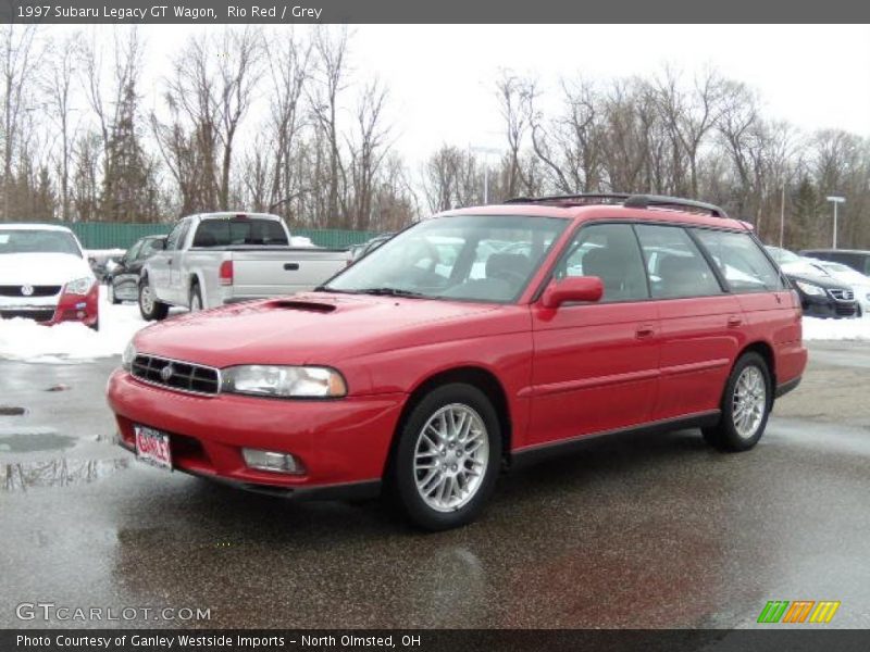 Rio Red / Grey 1997 Subaru Legacy GT Wagon