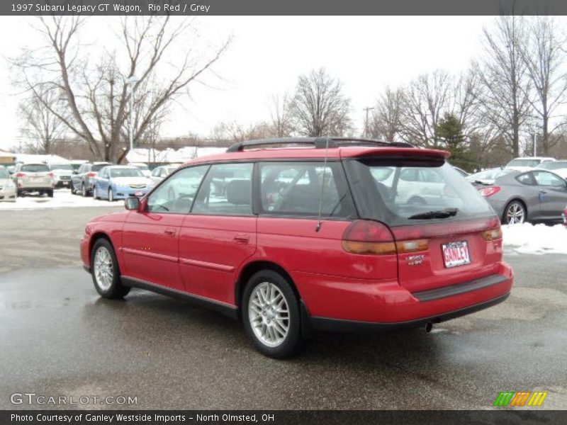 Rio Red / Grey 1997 Subaru Legacy GT Wagon