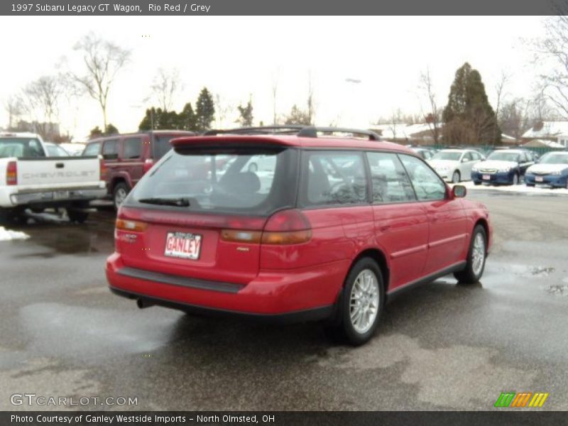 Rio Red / Grey 1997 Subaru Legacy GT Wagon
