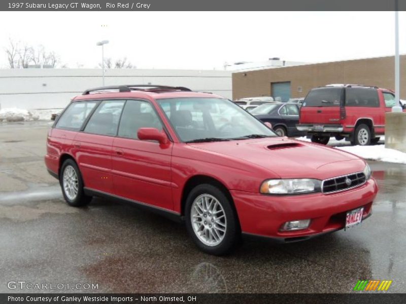 Rio Red / Grey 1997 Subaru Legacy GT Wagon