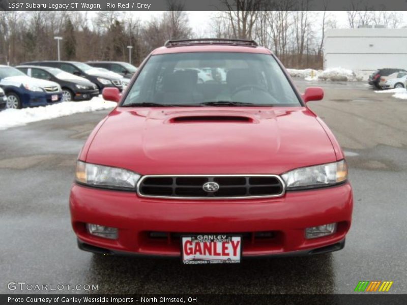 Rio Red / Grey 1997 Subaru Legacy GT Wagon