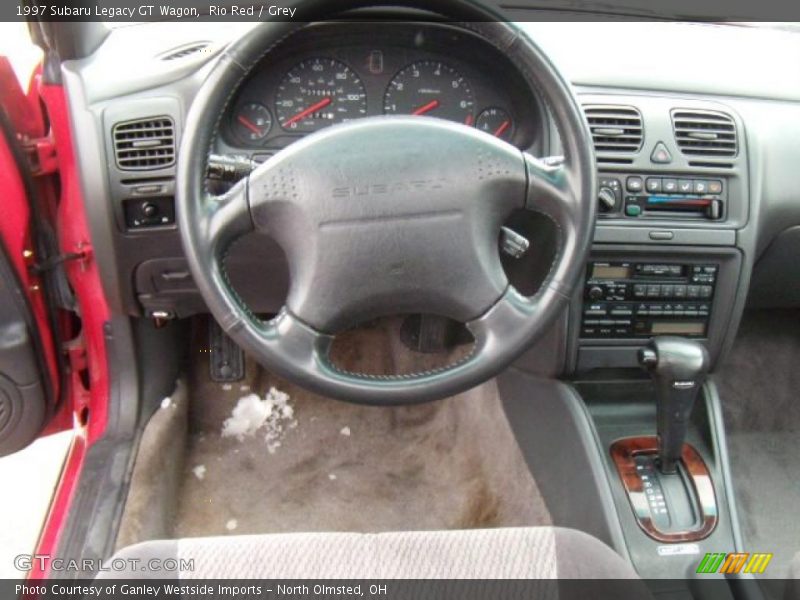 Rio Red / Grey 1997 Subaru Legacy GT Wagon