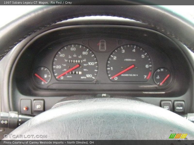 Rio Red / Grey 1997 Subaru Legacy GT Wagon