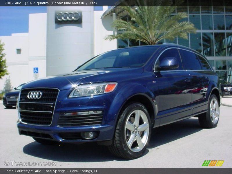 Cobalt Blue Metallic / Black 2007 Audi Q7 4.2 quattro