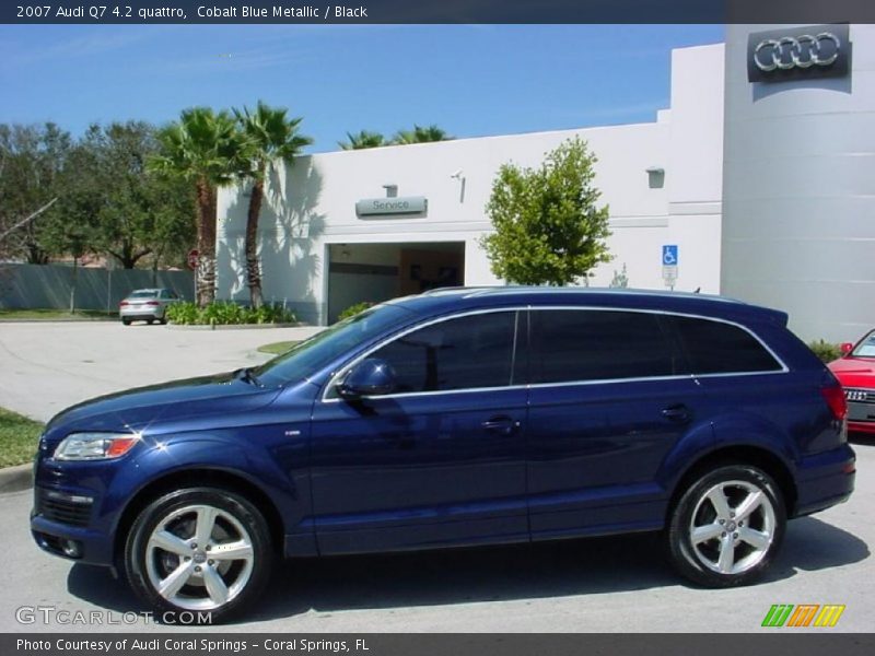 Cobalt Blue Metallic / Black 2007 Audi Q7 4.2 quattro