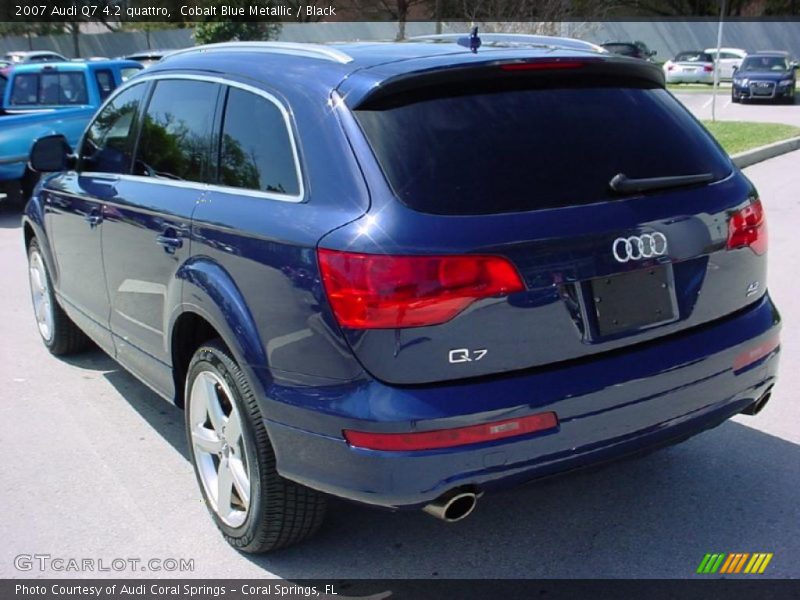 Cobalt Blue Metallic / Black 2007 Audi Q7 4.2 quattro