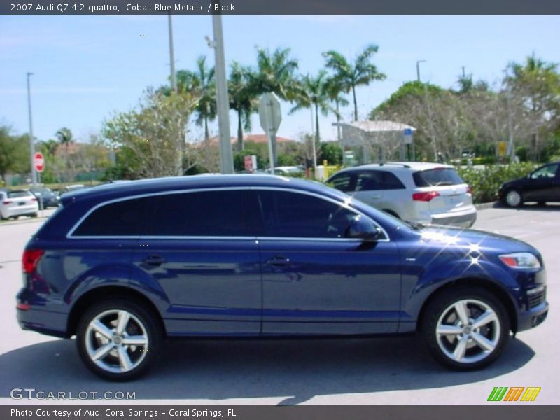 Cobalt Blue Metallic / Black 2007 Audi Q7 4.2 quattro