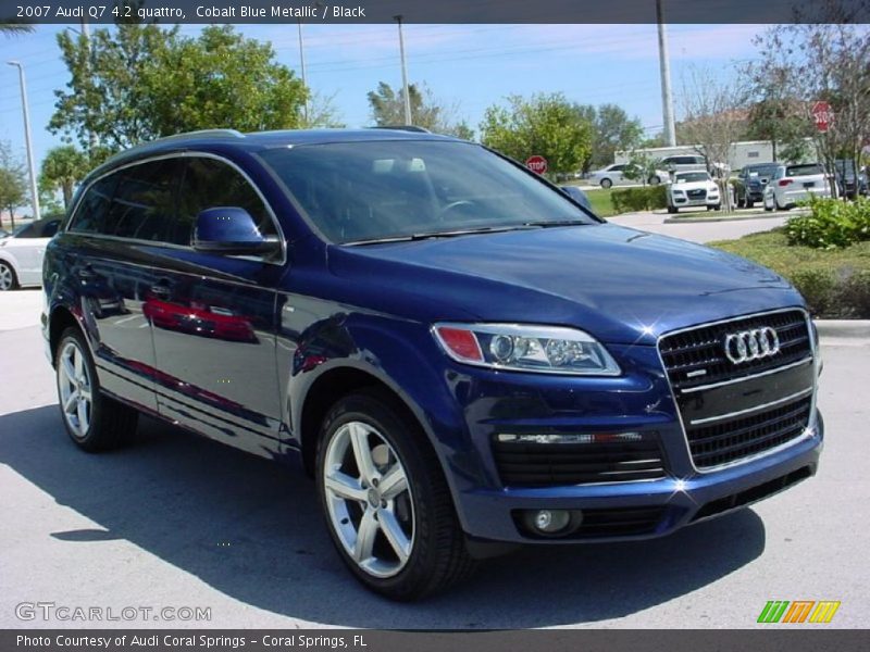 Cobalt Blue Metallic / Black 2007 Audi Q7 4.2 quattro