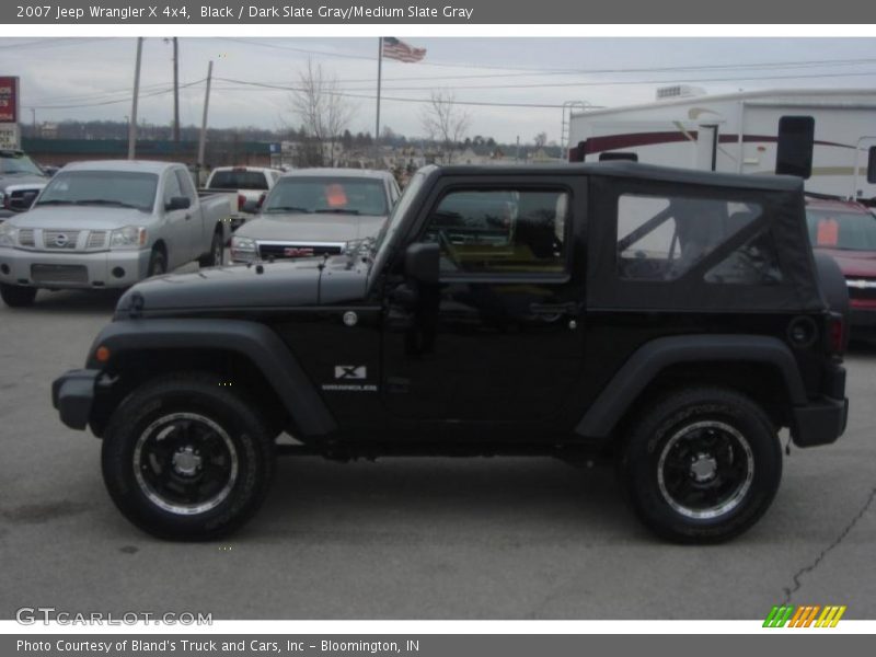 Black / Dark Slate Gray/Medium Slate Gray 2007 Jeep Wrangler X 4x4