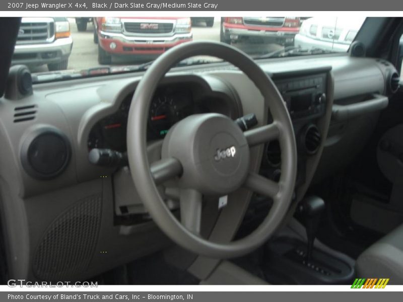 Black / Dark Slate Gray/Medium Slate Gray 2007 Jeep Wrangler X 4x4