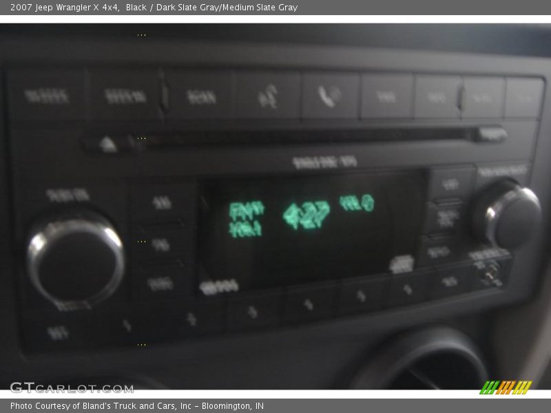 Black / Dark Slate Gray/Medium Slate Gray 2007 Jeep Wrangler X 4x4