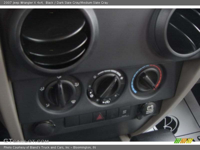 Black / Dark Slate Gray/Medium Slate Gray 2007 Jeep Wrangler X 4x4