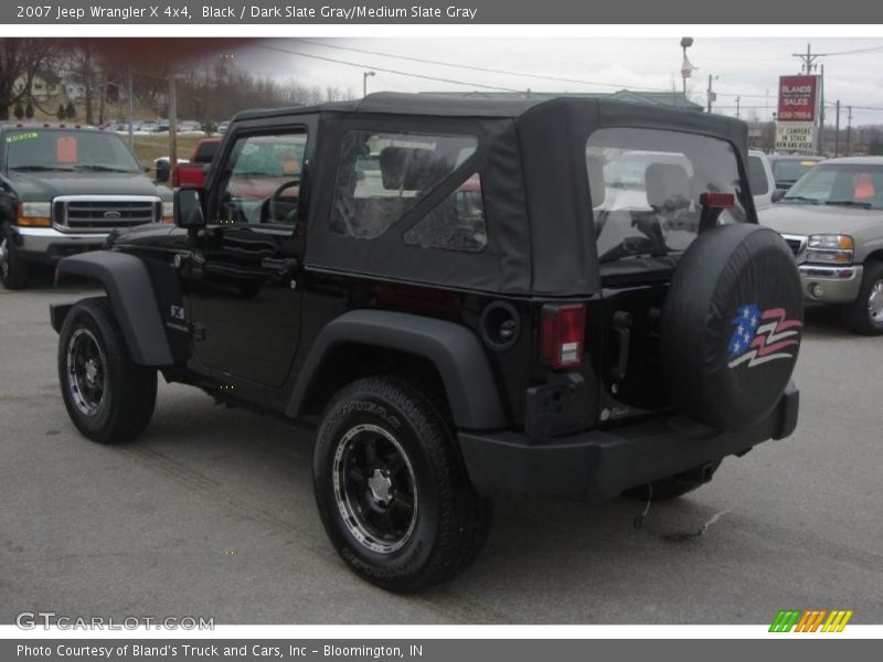 Black / Dark Slate Gray/Medium Slate Gray 2007 Jeep Wrangler X 4x4