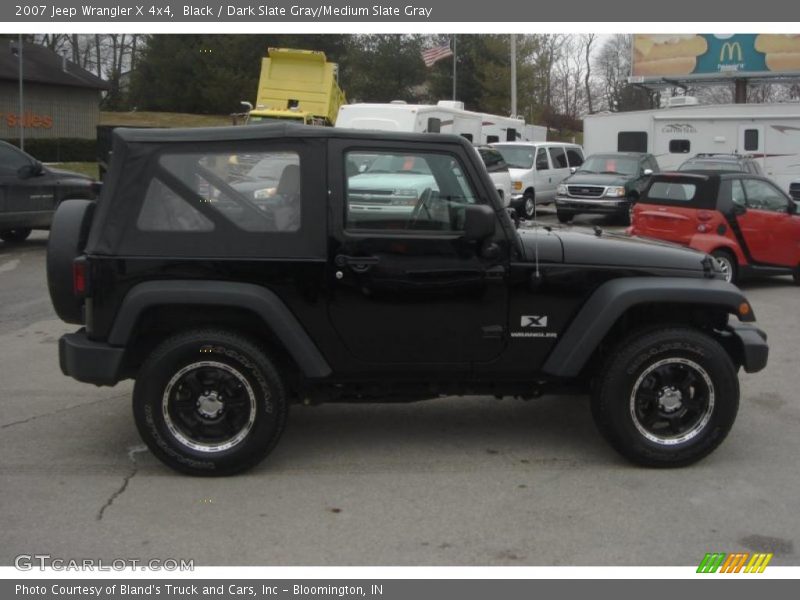 Black / Dark Slate Gray/Medium Slate Gray 2007 Jeep Wrangler X 4x4